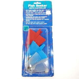 Vintage Doel Fin Fish Seeker Trolling Planes / Depth Controllers (3)- Pack